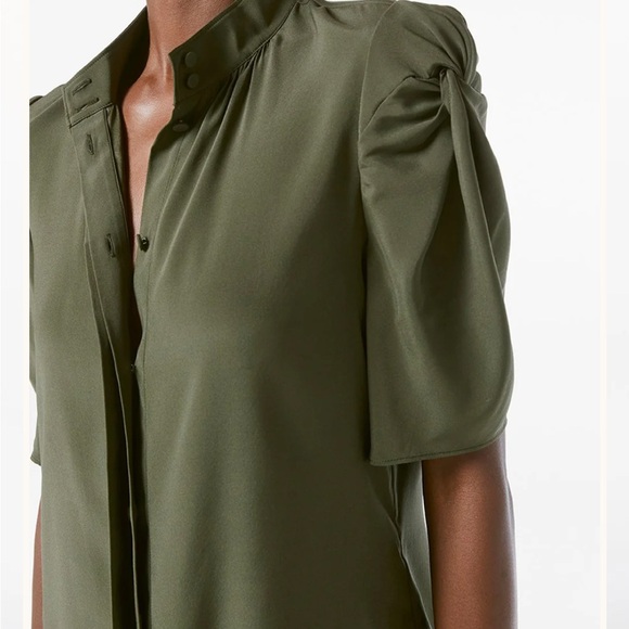 FRAME Off White Silk Blouse - Picture 4 of 8